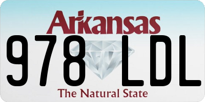 AR license plate 978LDL