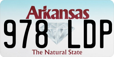 AR license plate 978LDP