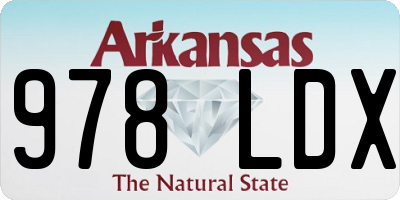 AR license plate 978LDX