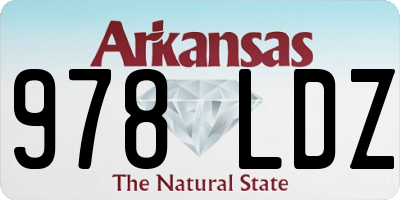 AR license plate 978LDZ