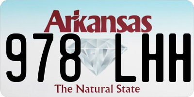 AR license plate 978LHH