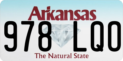 AR license plate 978LQO