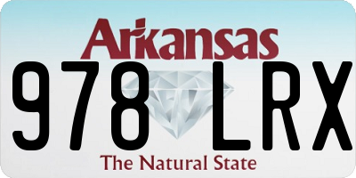AR license plate 978LRX