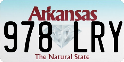 AR license plate 978LRY