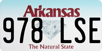 AR license plate 978LSE