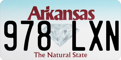 AR license plate 978LXN