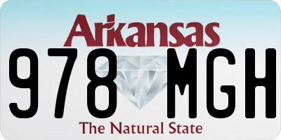 AR license plate 978MGH