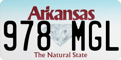 AR license plate 978MGL