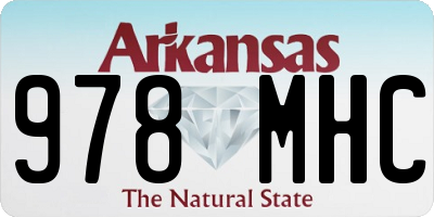 AR license plate 978MHC