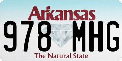 AR license plate 978MHG