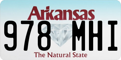 AR license plate 978MHI