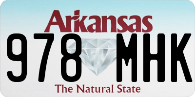 AR license plate 978MHK