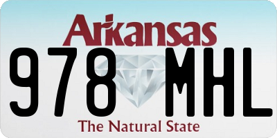 AR license plate 978MHL
