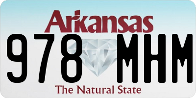 AR license plate 978MHM