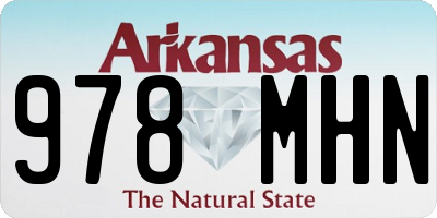 AR license plate 978MHN