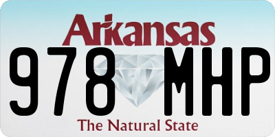 AR license plate 978MHP