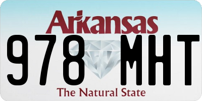 AR license plate 978MHT
