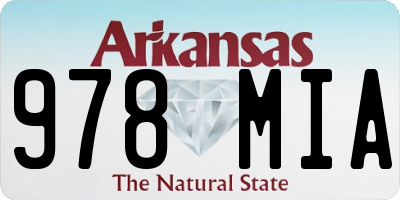 AR license plate 978MIA