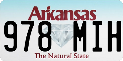 AR license plate 978MIH