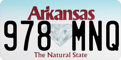 AR license plate 978MNQ