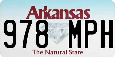 AR license plate 978MPH