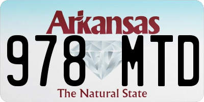 AR license plate 978MTD