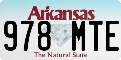 AR license plate 978MTE