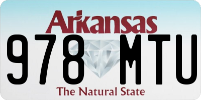 AR license plate 978MTU