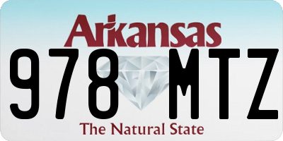 AR license plate 978MTZ
