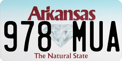 AR license plate 978MUA