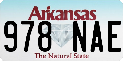AR license plate 978NAE