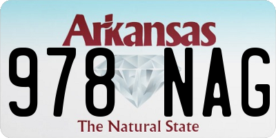 AR license plate 978NAG