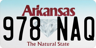 AR license plate 978NAQ