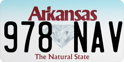 AR license plate 978NAV