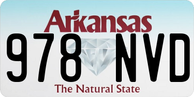 AR license plate 978NVD