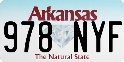 AR license plate 978NYF