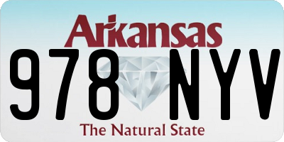 AR license plate 978NYV