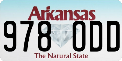 AR license plate 978ODD