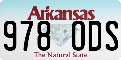 AR license plate 978ODS