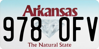 AR license plate 978OFV