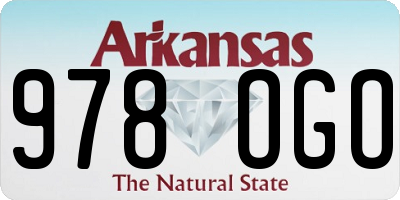 AR license plate 978OGO