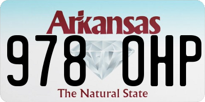 AR license plate 978OHP