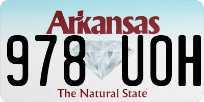 AR license plate 978UOH