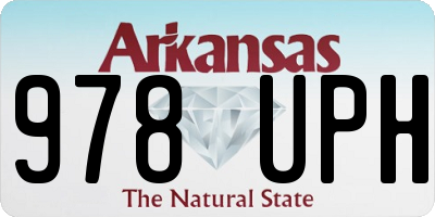 AR license plate 978UPH
