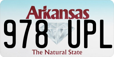 AR license plate 978UPL