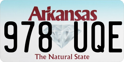 AR license plate 978UQE