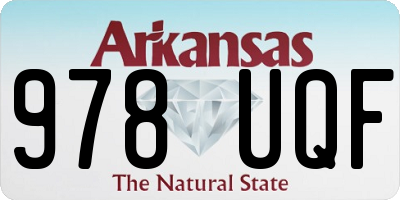AR license plate 978UQF