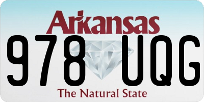AR license plate 978UQG