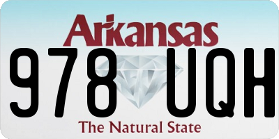 AR license plate 978UQH