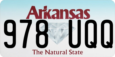 AR license plate 978UQQ